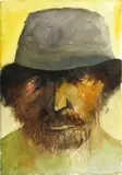 Leonard Baskin, Polish Jew, 1979, watercolor on paper