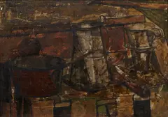 Joaquín Peinado, Bodegón, 1951, oil on canvas