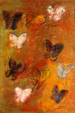 Hunt Slonem, Red Butterflies