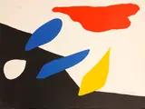 Red, Blue, Yellow, Black (Abstract Composition)), n.d. by Alexander Calder, Color lithograph on Arches paper, sold Jan 2015