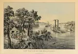 Currier & Ives, 'Low Water' in the Mississippi (G. 4149; C. 3824)