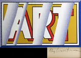Roy Lichtenstein, Reflections: Art, 1988, Color screenprint on wove paper