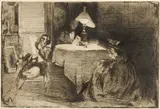 James Abbott McNeill Whistler, The Music Room (K. 33)