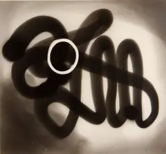 Photogram with white circle by Margaret De Patta, 1939, Unique gelatin silver print, offered Jan 2015