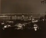 Max Yavno, San Francisco-Oakland Bay Bridge at Night