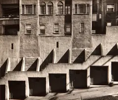 Garage Doors, San Francisco by Max Yavno, 1947, Two gelatin silver prints, sold Jan 2015