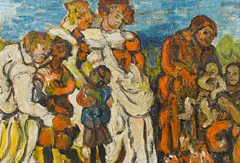 Sacha Moldovan, L'Homage A Goya (Homage to Goya), circa 1945, oil on canvas