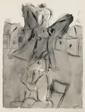 Marc Chagall, Untitled, 1960s, Lithograph on wove paper