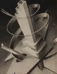 Design for New York World's Fair by Charles Sheeler, Conté crayon on paper, offered Nov 2014