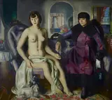 George Bellows, Two Women, 1924, oil on canvas