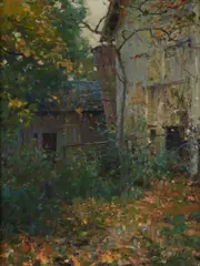 Outside the Barn by Richard Schmid, oil on canvas, offered Nov 2014