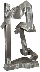 Bill Barrett, Arch II, circa 1970, brushed aluminum