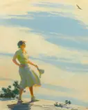 Charles Courtney Curran, Sunshine on the Cliff
