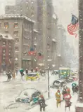 Guy Carleton Wiggins, The Blizzard, 5th Avenue