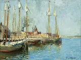 Guy Carleton Wiggins, Summer Afternoon, Gloucester Harbor
