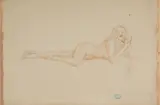 Alberto Vargas, Cocktail Hour, April, Eh-Ehh!!!, pencil and colored pencil on tracing paper