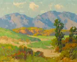 April sunshine by Maurice Braun, oil on canvas, sold Nov 2014
