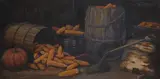 Alfred Montgomery, The corn, oil on canvas