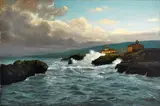 Joseph Kleitsch, Mexican coast, 1908, oil