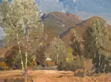 Hanson Puthuff, Trees and purple hills beyond