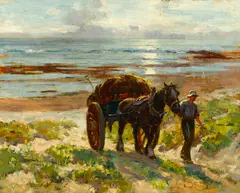 Thomas Hill Mckay, Sea harvest, Laguna, oil on canvas