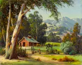 Paul A. Grimm, Pleasant nook, 1953, oil on canvas