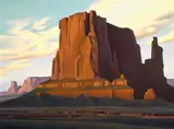 Ed Mell, Late light, Monument Valley