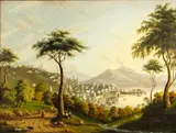 A view of Naples by Italian School, oil on canvas, offered Nov 2014