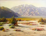 Paul A. Grimm, Late afternoon hues, 1939, oil on canvas board