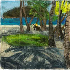 Jennifer Bartlett, March, Mayreaux #8, 2000, pastel on paper