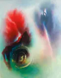 Nick Brigante, The Rocket, 1975, acrylic on board