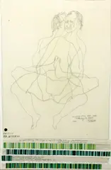 Danica Phelps, Sex #146, 2003, pencil, watercolor and ink on paper on board