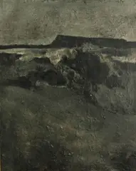 Louis Siegriest, Untitled, 1970, oil on board