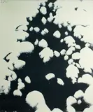 Soichiro Tomioka, Untitled (Snow), acrylic on canvas