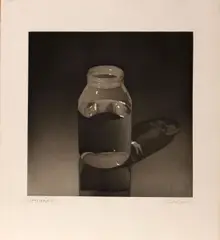 Mark Adams, Black Water Jar, 1982, Etching on Rives BFK paper