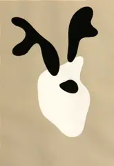 Hans, Le Cerf, 1959, Color screenprint on wove paper
