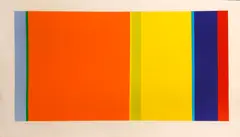 unknown Artist, Untitled (Spring), 1979, Color screenprint on Somerset paper, indecipherable signature