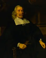 Nicolaes Maes, A portrait of a gentleman; A portrait of a lady, thought to be his wife (a pair)