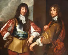 Sir Anthony Van Dyck, Mountjoy Blount, 1st Earl of Newport and George, Lord Goring, oil on canvas
