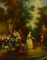 Nicolas Lancret, Autumn, oil on canvas