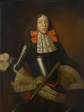 Alexis Simon Belle, A portrait of a young man in armour, three-quarter length, oil on canvas