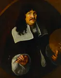 Johann Franciscus Ermels, A portrait of an artist, oil on canvas, in a painted oval