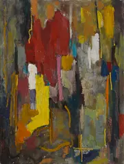 Huntsville (Alabama Series) by Harold Christopher Davies, circa 1957, oil on canvas, sold Sep 2014