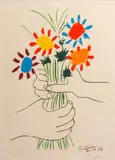 Paz. Estocolmo (Cz. 130) by Pablo Picasso, 1958, Offset lithograph in colors on wove paper, sold Sep 2014