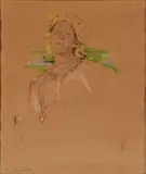 Philip Andreevich Maliavin, Two drawings of peasant women