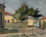 Robert Falk, Town in Asia, oil on canvas