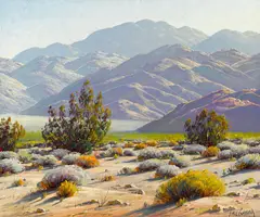 Desert Study by Paul Grimm, oil on canvas, offered Sep 2014