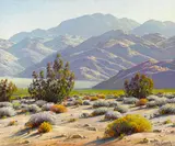 Paul A. Grimm, Desert Study, oil on canvas