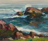 Emile Gruppé, Rocky coastal scene