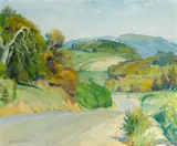 Abel George Warshawsky, Highway, Carmel Valley